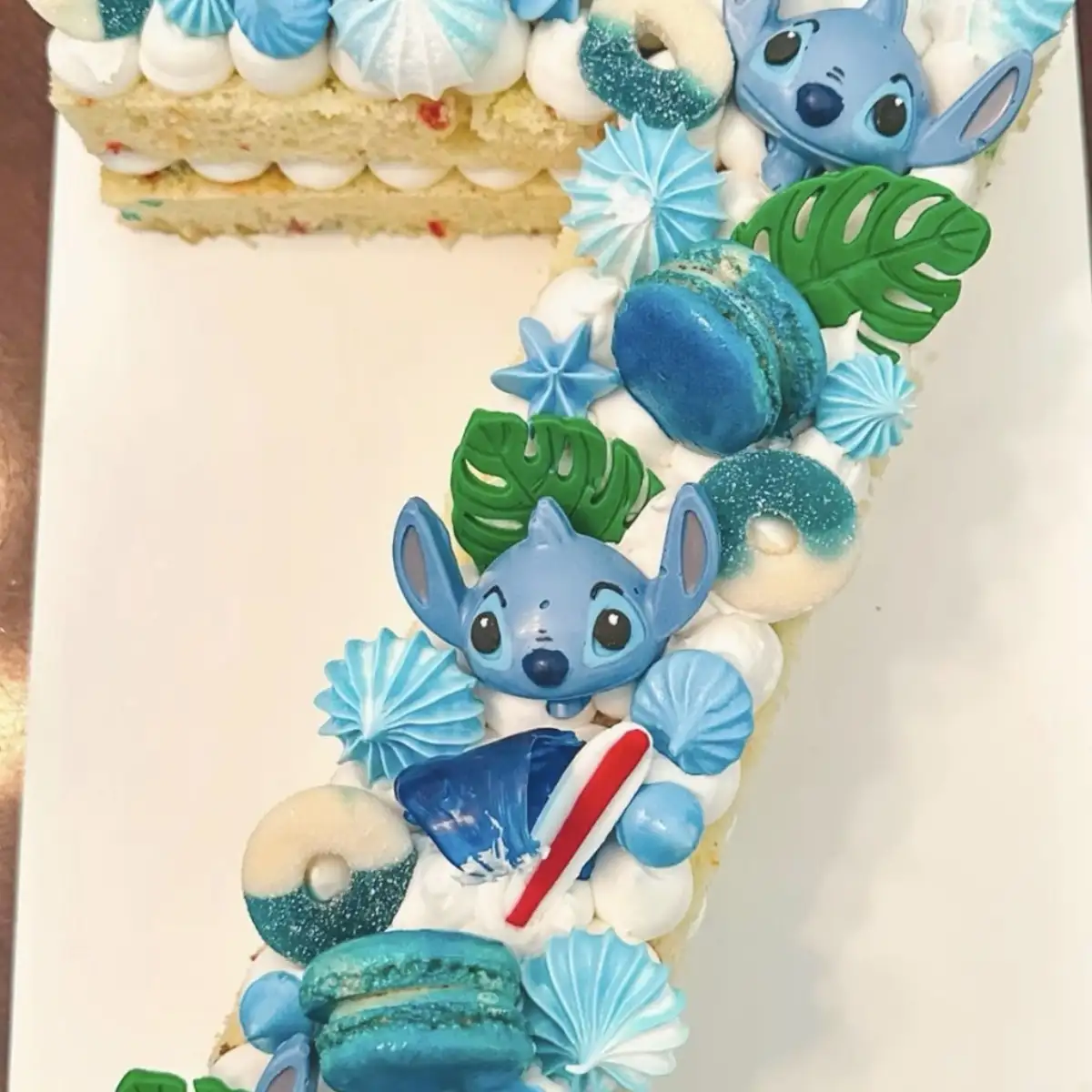 number cake  fruits 7