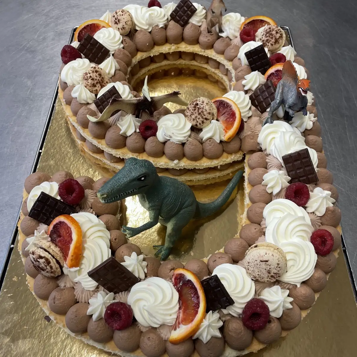 number cake  fruits 9