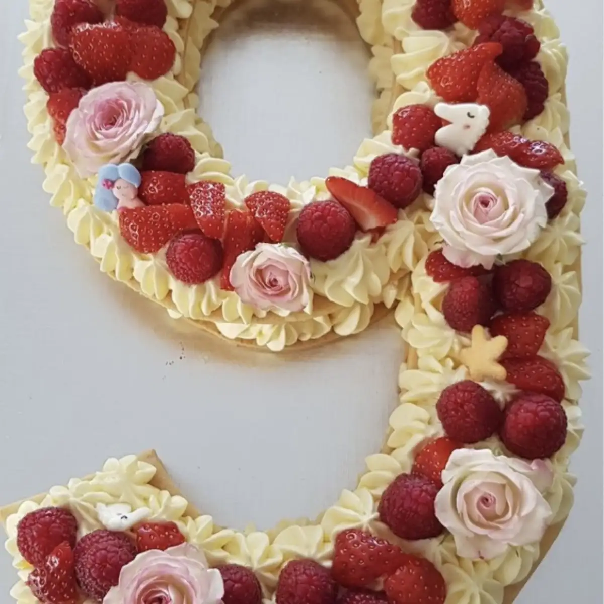number cake  fruits 9
