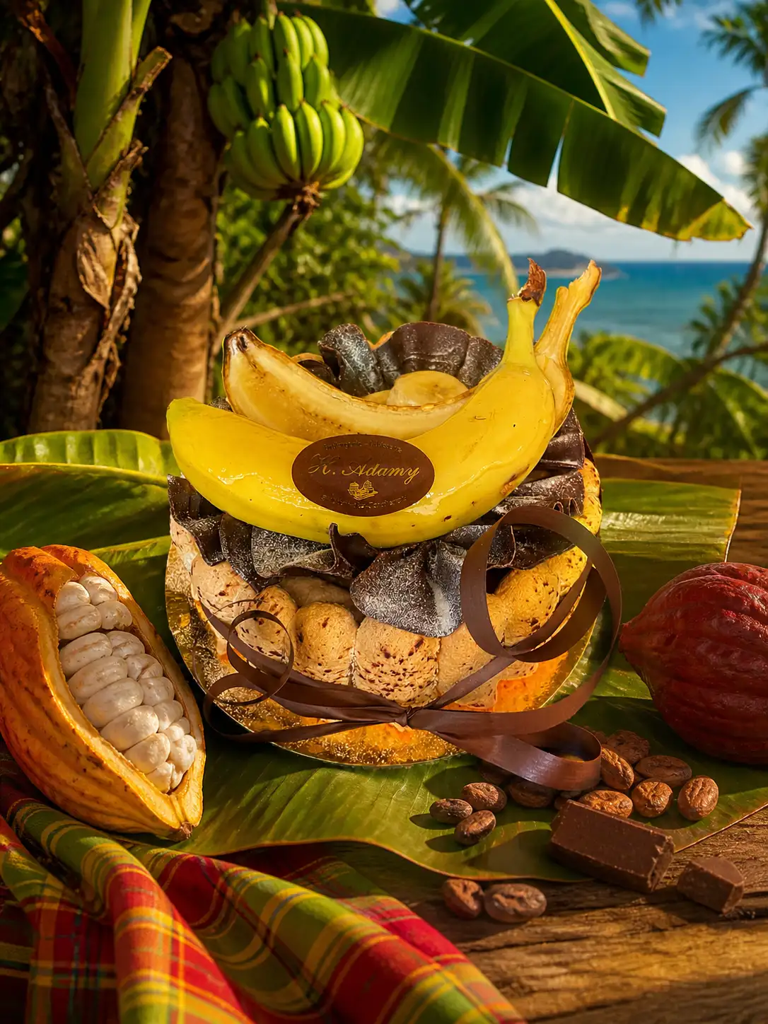 charlotte chocolat banane