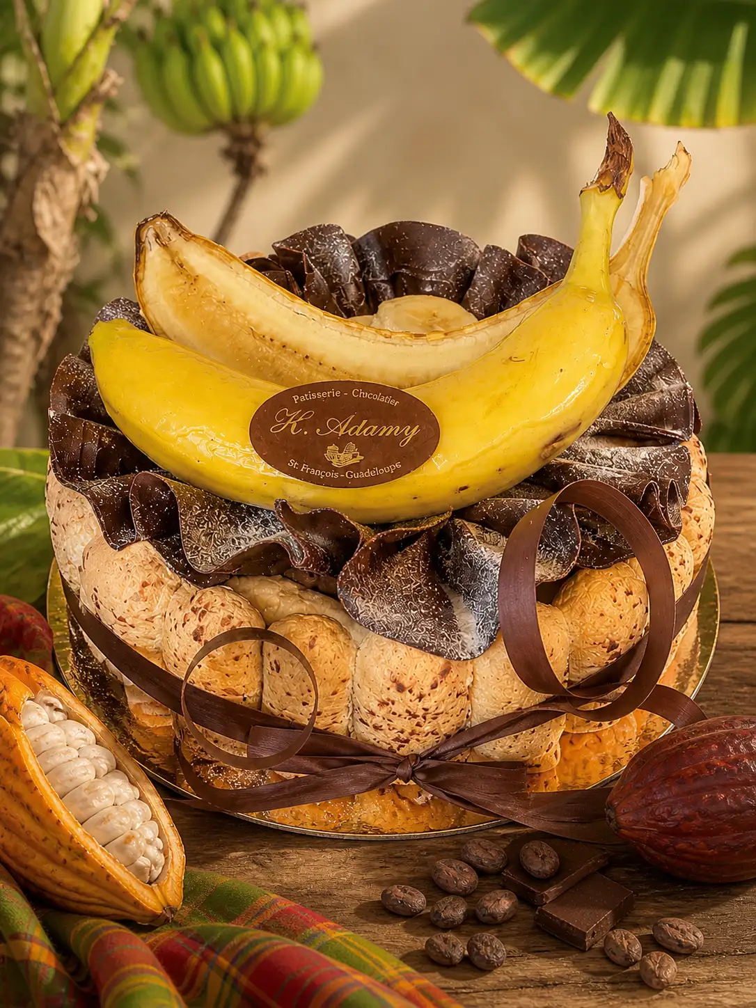 charlotte chocolat banane